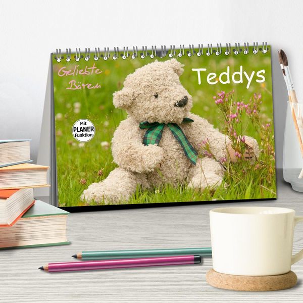 Produktbild: Geliebte B&auml;ren - Teddys (Tischkalender 2026 DIN A5 quer), CALVENDO Monatskalender