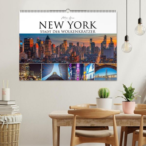 Produktbild: New York - Stadt der Wolkenkratzer (Wandkalender 2027 DIN A2 quer), CALVENDO Monatskalender