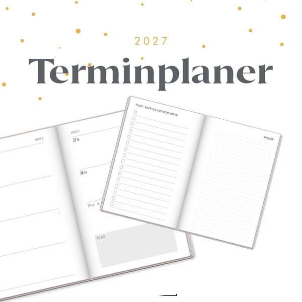 Produktbild: Terminplaner 2027 Kleines Herz