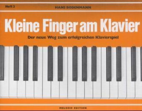 Kleine Finger am Klavier H.3