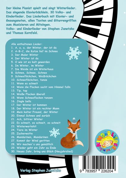 Produktbild: Der kleine Pianist spielt und singt Winterlieder