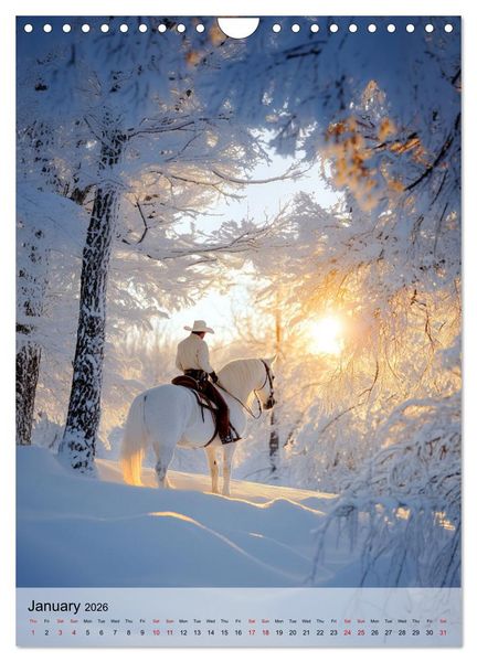 Produktbild: Saddle and Soul (Wall Calendar 2026 DIN A4 portrait), CALVENDO 12 Month Wall Calendar