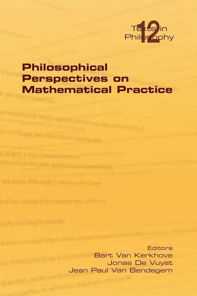 Produktbild: Philosophical Perspectives on Mathematical Practice