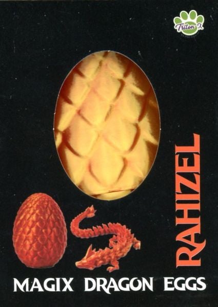 Produktbild: Drachenei "MagiX Dragon Egg RAHIZEL", orange, Drachen 22,5 cm & Ei 8 cm