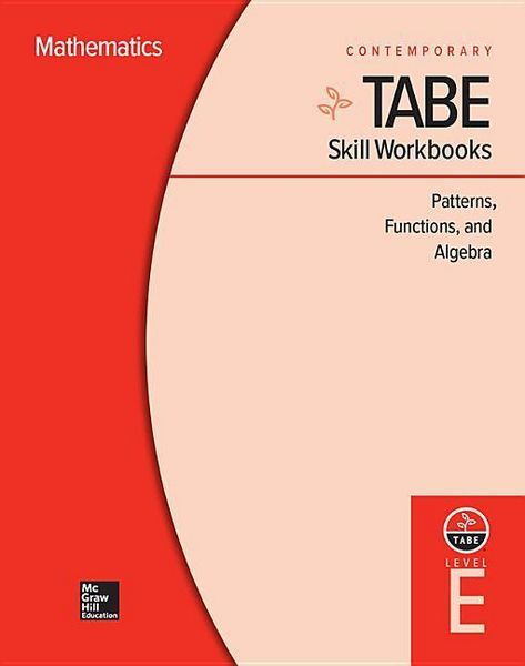 Produktbild: Tabe Skill Workbooks Level E: Patterns, Functions, and Algebra (10 Copies)