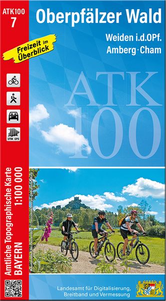 Produktbild: ATK100-7 Oberpf&auml;lzer Wald (Amtliche Topographische Karte 1:100000)