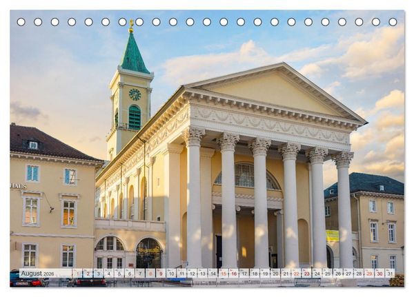 Produktbild: Karlsruhe Impressionen (Tischkalender 2026 DIN A5 quer), CALVENDO Monatskalender
