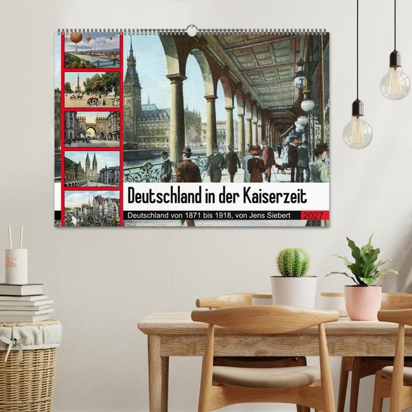 Produktbild: Deutschland in der Kaiserzeit (Wandkalender 2027 DIN A2 quer), CALVENDO Monatskalender