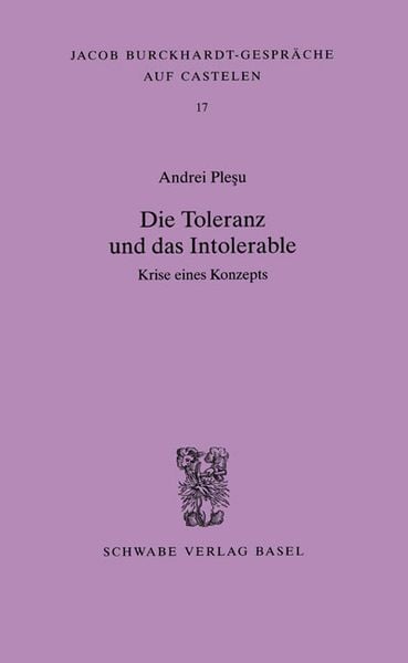 Produktbild: Die Toleranz und das Intolerable