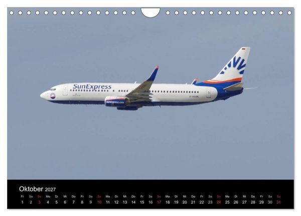 Produktbild: Deutsche Airlines (Wandkalender 2027 DIN A4 quer), CALVENDO Monatskalender