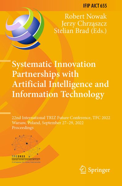 Produktbild: Systematic Innovation Partnerships with Artificial Intelligence and Information Technology