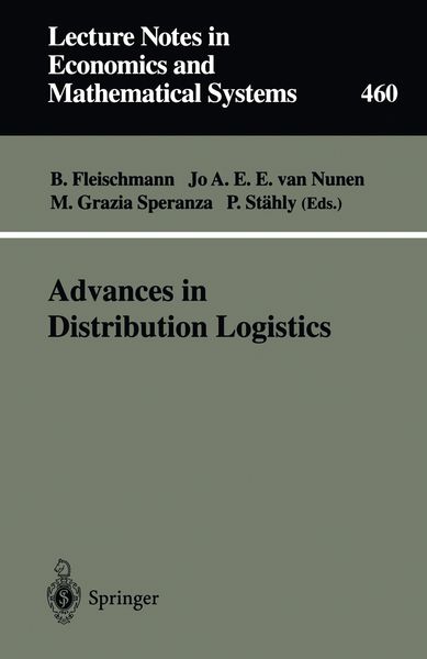 Produktbild: Advances in Distribution Logistics