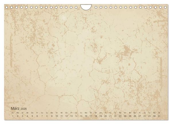 Produktbild: Vintage DIY Bastel-Kalender - Zum Selbstgestalten (Wandkalender 2026 DIN A4 quer), CALVENDO Monatskalender