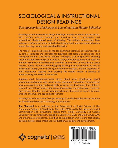 Produktbild: Sociological and Instructional Design Readings