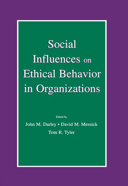 Produktbild: Social Influences on Ethical Behavior in Organizations