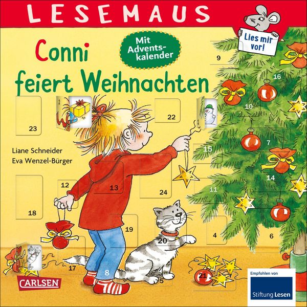 Produktbild: LESEMAUS 58: Conni feiert Weihnachten