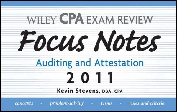 Produktbild: Wiley CPA Examination Review Focus Notes: Auditing and Attestation