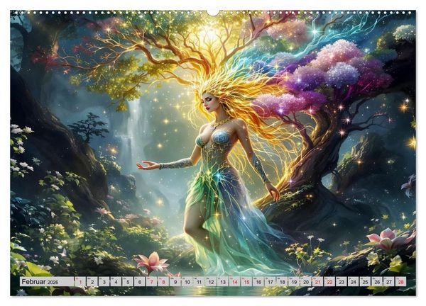 Produktbild: Baumvisionen (Wandkalender 2026 DIN A2 quer), CALVENDO Monatskalender