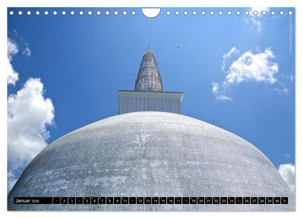 Produktbild: Sri Lanka 2026 Kulturh&ouml;hepunkte (Wandkalender 2026 DIN A4 quer), CALVENDO Monatskalender