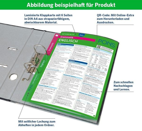 Produktbild: PONS Grammatik auf einen Blick Niederl&auml;ndisch