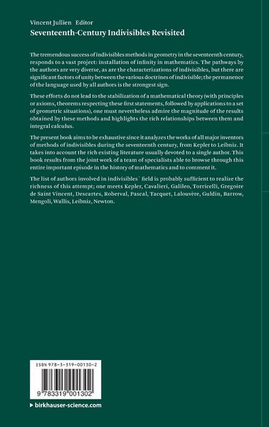 Produktbild: Seventeenth-Century Indivisibles Revisited