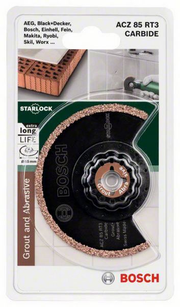 Produktbild: Bosch Accessories 2609256952 ACZ 85 RT Hartmetall Segments&auml;geblatt 85 mm 1 St.