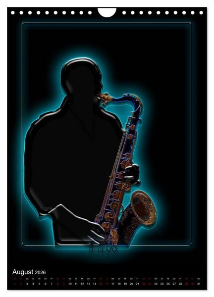 Produktbild: Jazz Ewig (Wandkalender 2026 DIN A4 hoch), CALVENDO Monatskalender