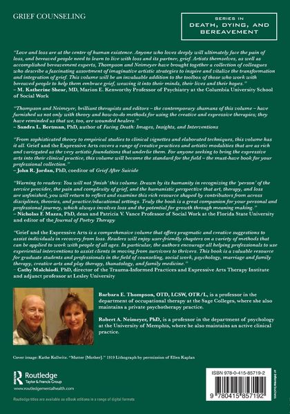 Produktbild: Grief and the Expressive Arts