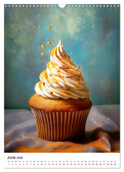 Produktbild: Yummy Cupcakes (Wall Calendar 2026 DIN A3 portrait), CALVENDO 12 Month Wall Calendar