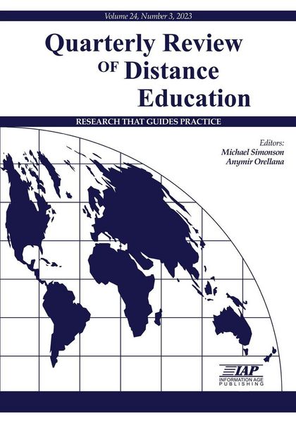 Produktbild: Quarterly Review of Distance Education Vol 24 Issue 3