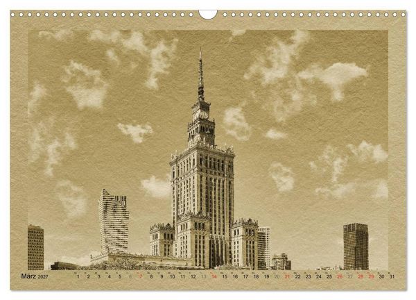 Produktbild: Polen &ndash; Ein Kalender im Zeitungsstil (Wandkalender 2027 DIN A3 quer), CALVENDO Monatskalender