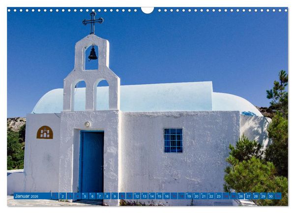 Produktbild: Griechische Insel Kos (Wandkalender 2026 DIN A3 quer), CALVENDO Monatskalender