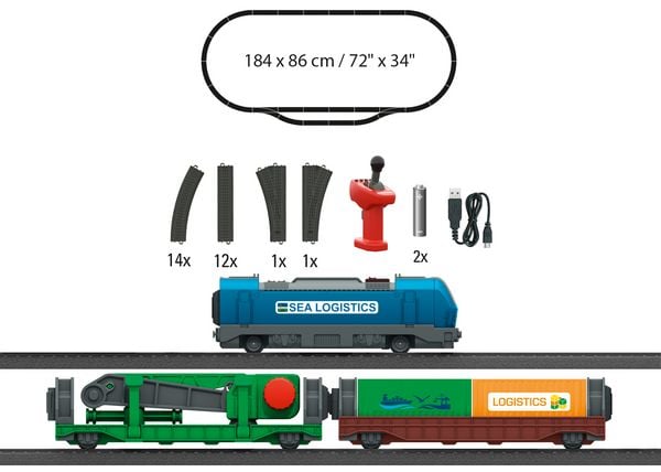 Märklin 29349 - H0 Märklin my world - Startpackung Containerlogistik