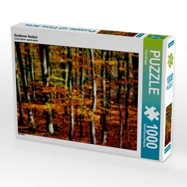 Produktbild: CALVENDO Puzzle Goldener Herbst 1000 Teile Puzzle quer | 1000 Teile Lege-Gr&ouml;&szlig;e 64 &times; 48 cm Foto-Puzzle f&uuml;r gl&uuml;ckliche Stunden