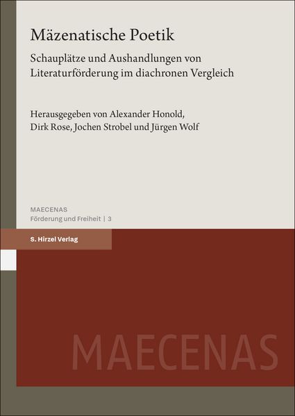 Produktbild: M&auml;zenatische Poetik