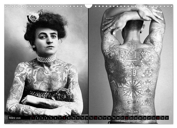Produktbild: K&ouml;rperkult Tattoo (Wandkalender 2026 DIN A3 quer), CALVENDO Monatskalender