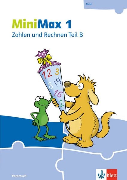 MiniMax 1. Schülerpaket (4 Themenhefte: Zahlen und Rechnen A, Zahlen und Rechnen B, Größen und Sachrechnen, Geometrie) - Verbrauchsmaterial Klasse 1,