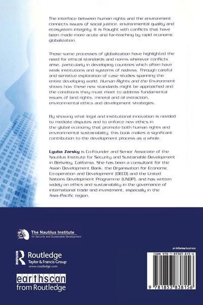 Produktbild: Human Rights and the Environment