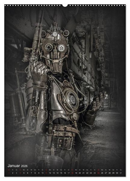 Produktbild: Steampunk Artwork (hochwertiger Premium Wandkalender 2026 DIN A2 hoch), Kunstdruck in Hochglanz