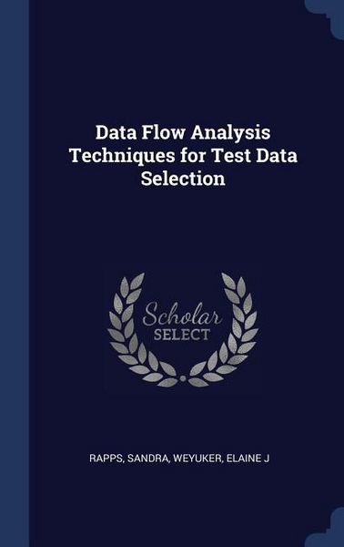 Produktbild: Data Flow Analysis Techniques for Test Data Selection