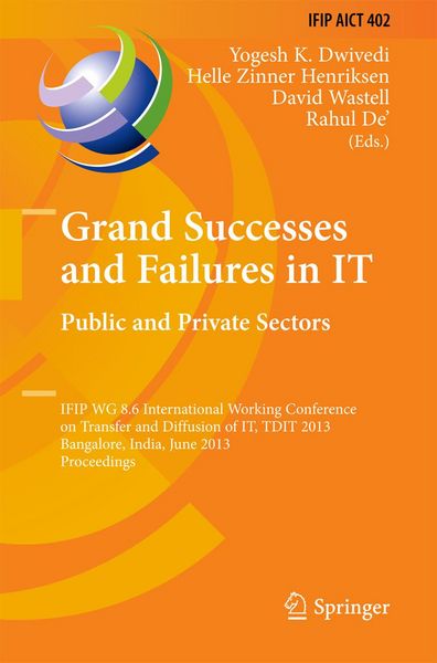Produktbild: Grand Successes and Failures in IT: Public and Private Sectors