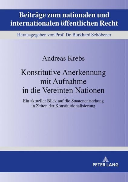 Produktbild: Konstitutive Anerkennung mit Aufnahme in die Vereinten Nationen