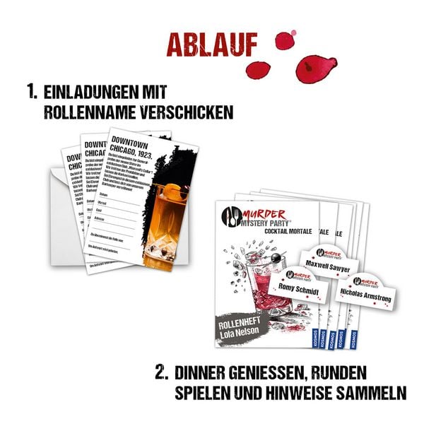 Produktbild: Murder Mystery Party Cocktail Mortale