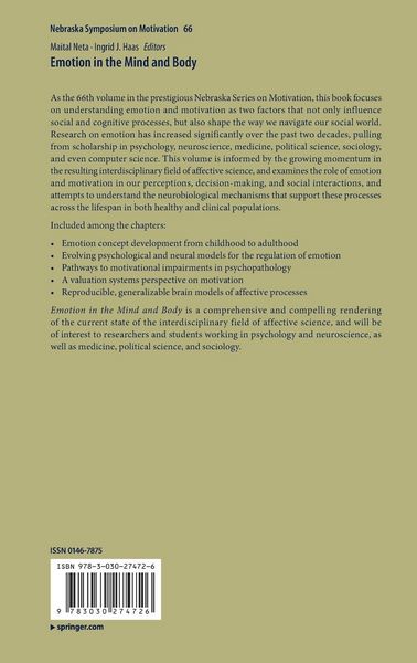 Produktbild: Emotion in the Mind and Body