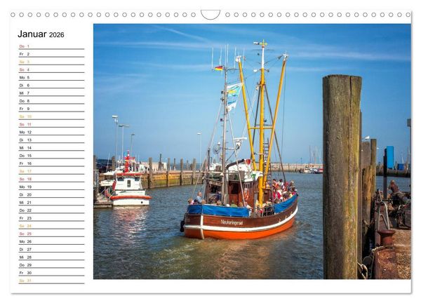 Produktbild: Ostfriesland - maritim pur (Wandkalender 2026 DIN A3 quer), CALVENDO Monatskalender