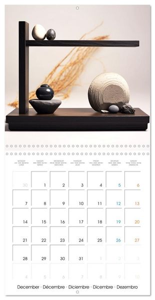 Produktbild: Instant de qui&eacute;tude (Calendrier mural carr&eacute; 2026 30x30 cm) Calendrier double avec une page pour vos prises de notes