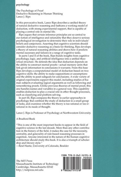 Produktbild: The Psychology of Proof