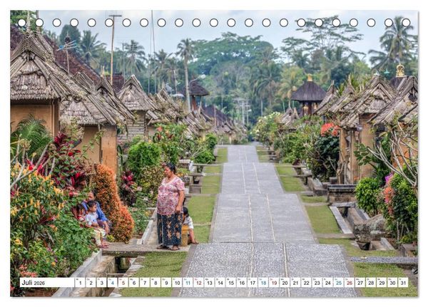 Produktbild: Bali, tropisches Inselparadies in Indonesien (Tischkalender 2026 DIN A5 quer), CALVENDO Monatskalender