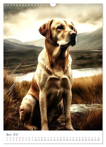 Produktbild: Der Labrador (Wandkalender 2026 DIN A3 hoch), CALVENDO Monatskalender