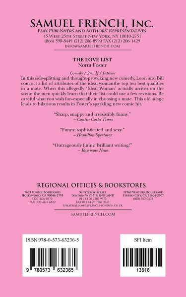 Produktbild: The Love List
